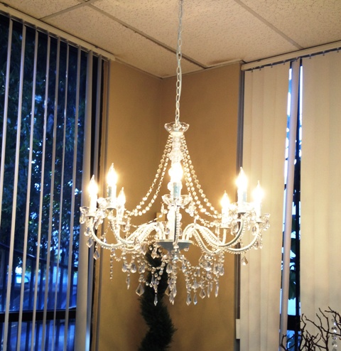 8 Crystal chandelier lights